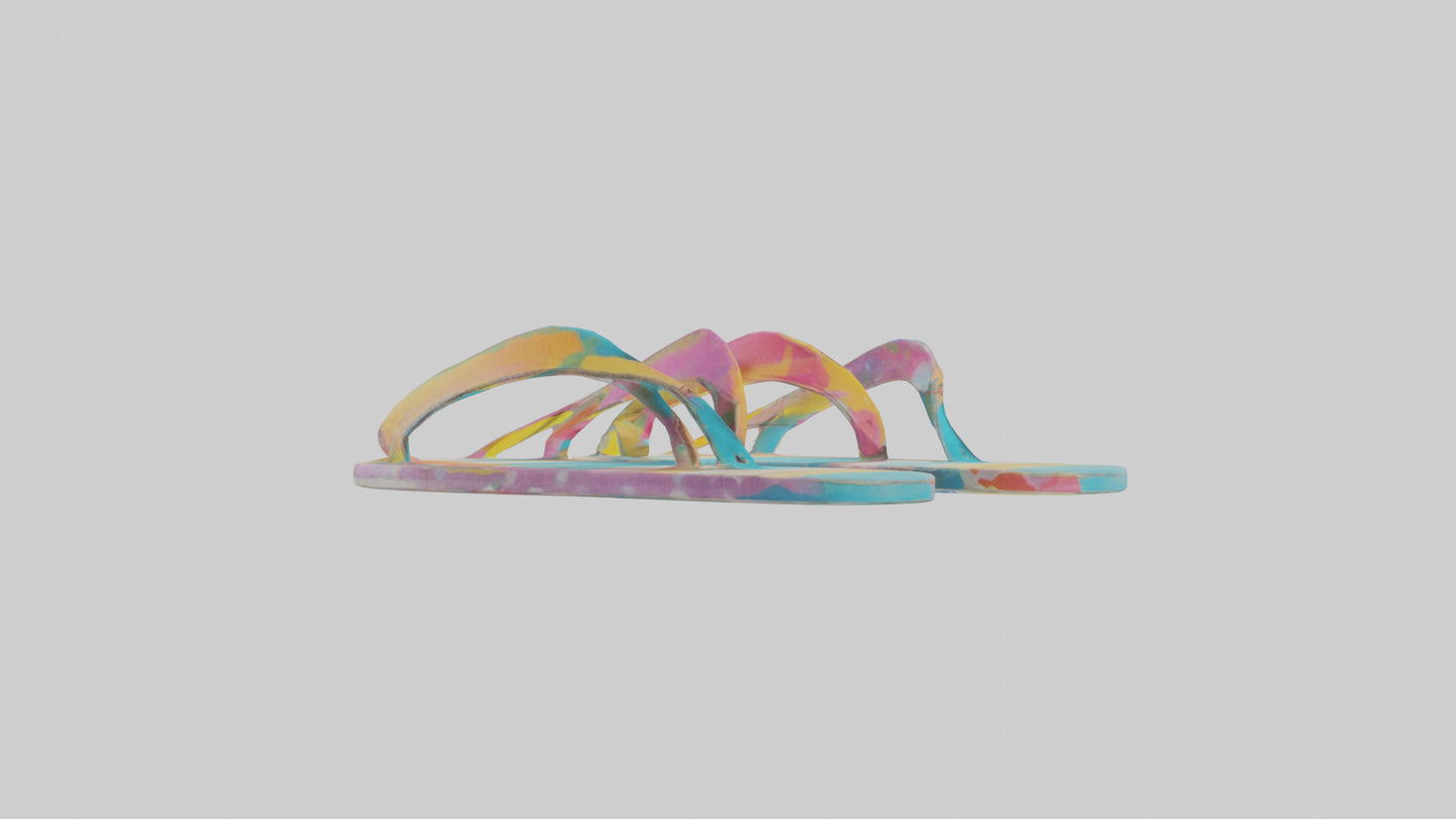 Flip Flop Wall Decor model VR / AR / low-poly