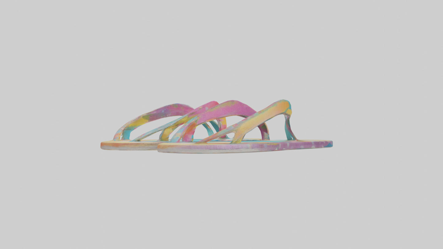 Flip Flop Wall Decor model VR / AR / low-poly