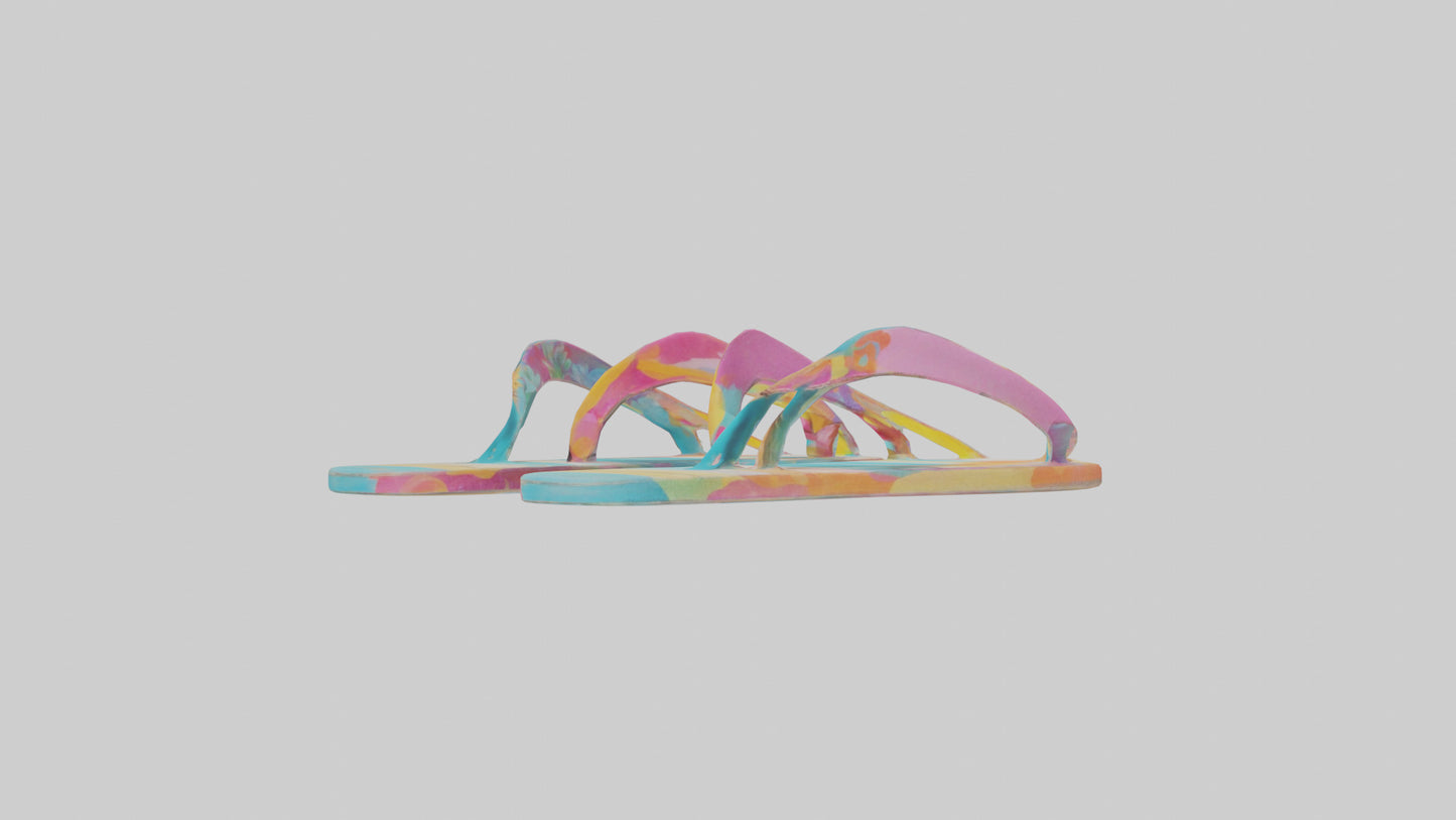 Flip Flop Wall Decor model VR / AR / low-poly