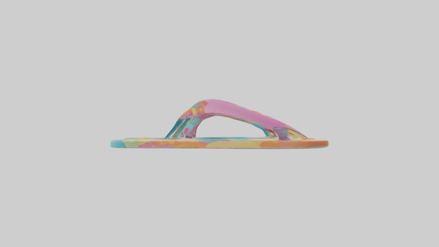 Flip Flop Wall Decor model VR / AR / low-poly