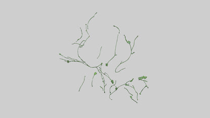 Floating Greenery statue model VR / AR / low-poly