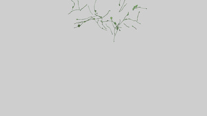 Floating Greenery statue model VR / AR / low-poly