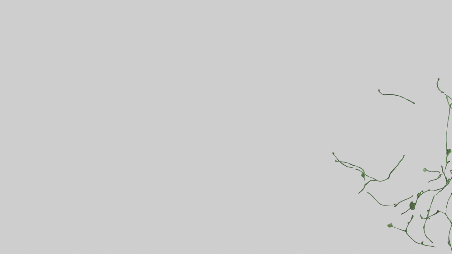 Floating Greenery statue model VR / AR / low-poly