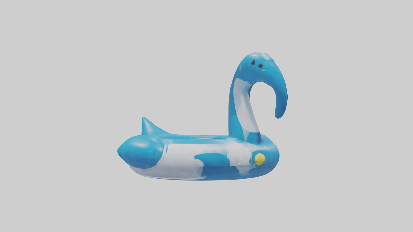 Floating Pool Toy model VR / AR / low-poly