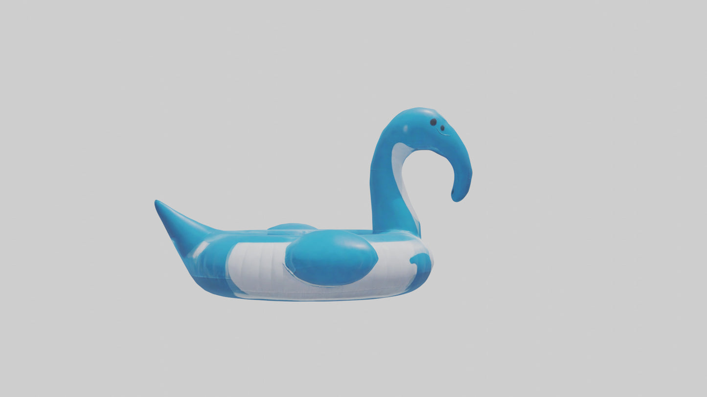 Floating Pool Toy model VR / AR / low-poly