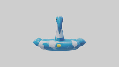 Floating Pool Toy model VR / AR / low-poly