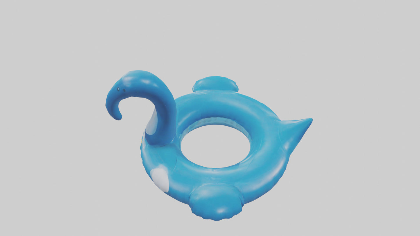Floating Pool Toy model VR / AR / low-poly