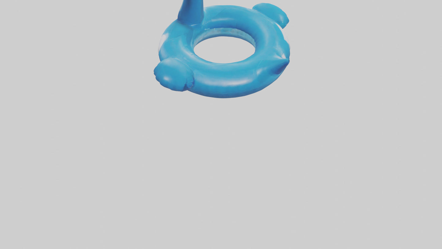 Floating Pool Toy model VR / AR / low-poly