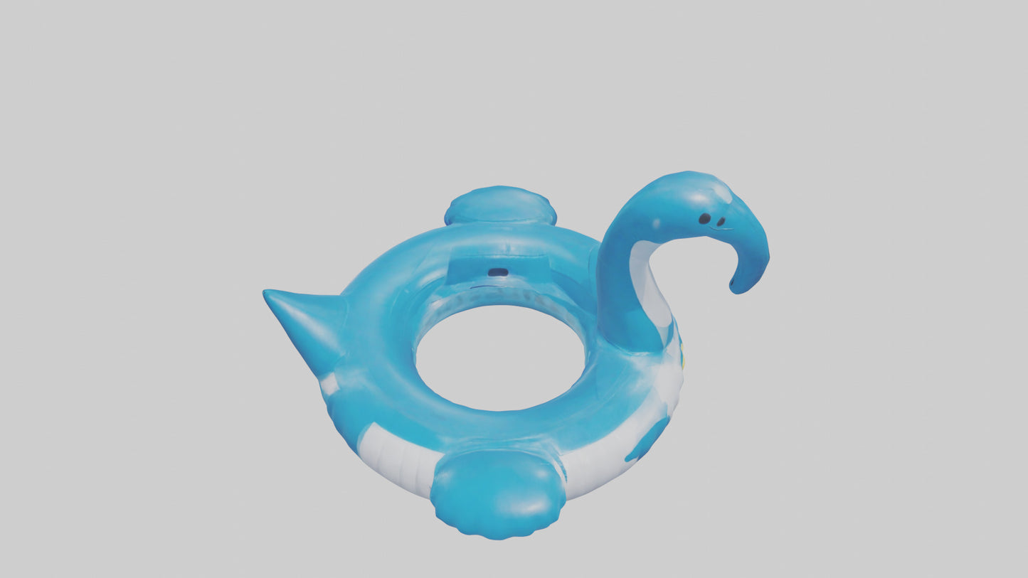 Floating Pool Toy model VR / AR / low-poly