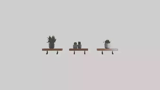 Floating Shelves 3D model
