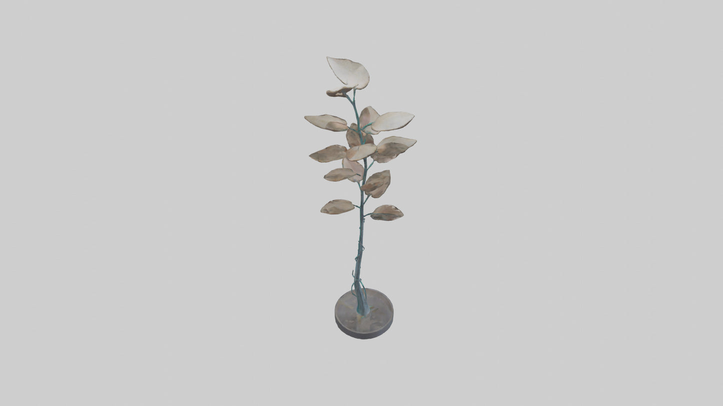 Floating Stem Sculpture model 3D model