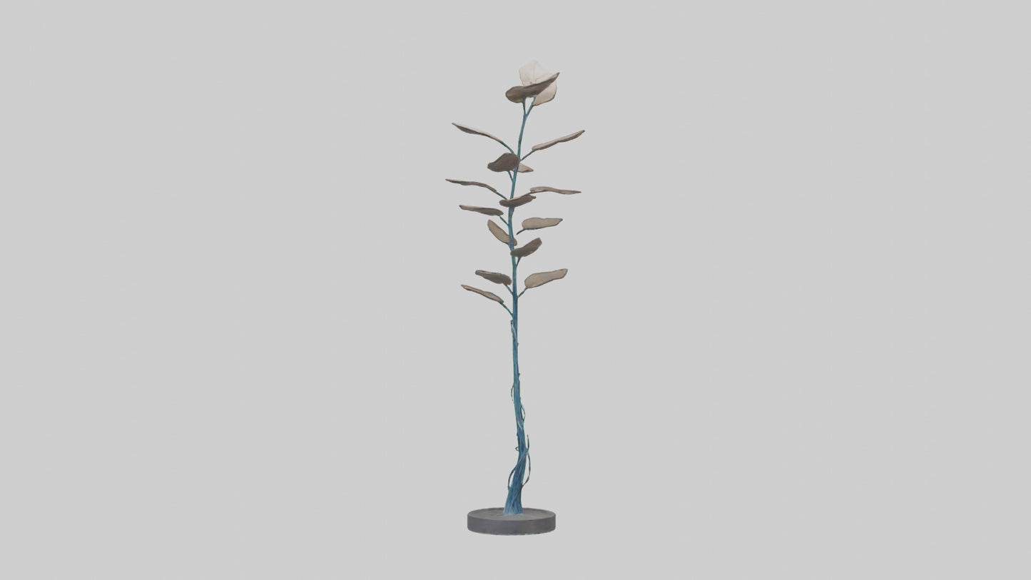 Floating Stem Sculpture model 3D model