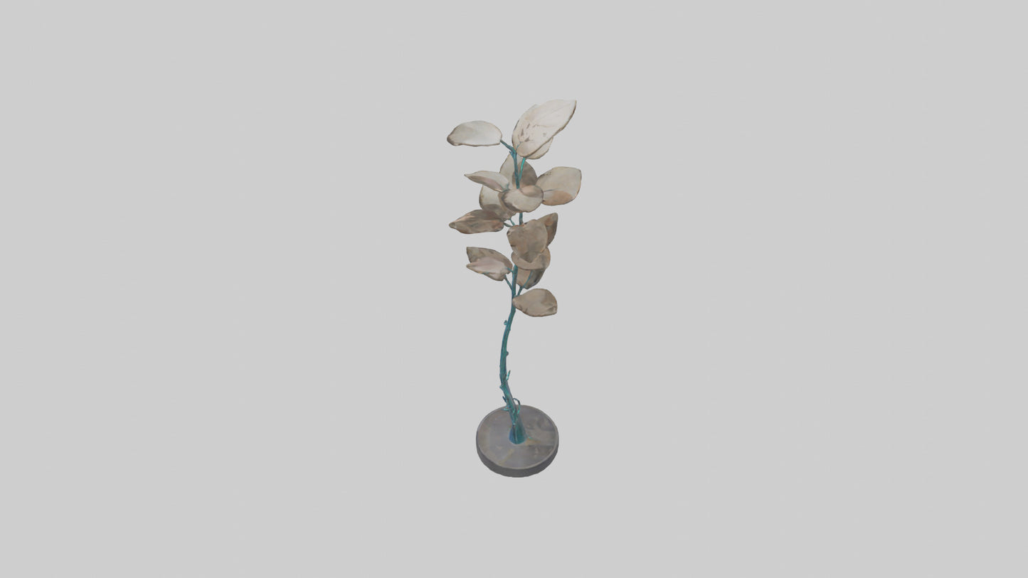 Floating Stem Sculpture model 3D model