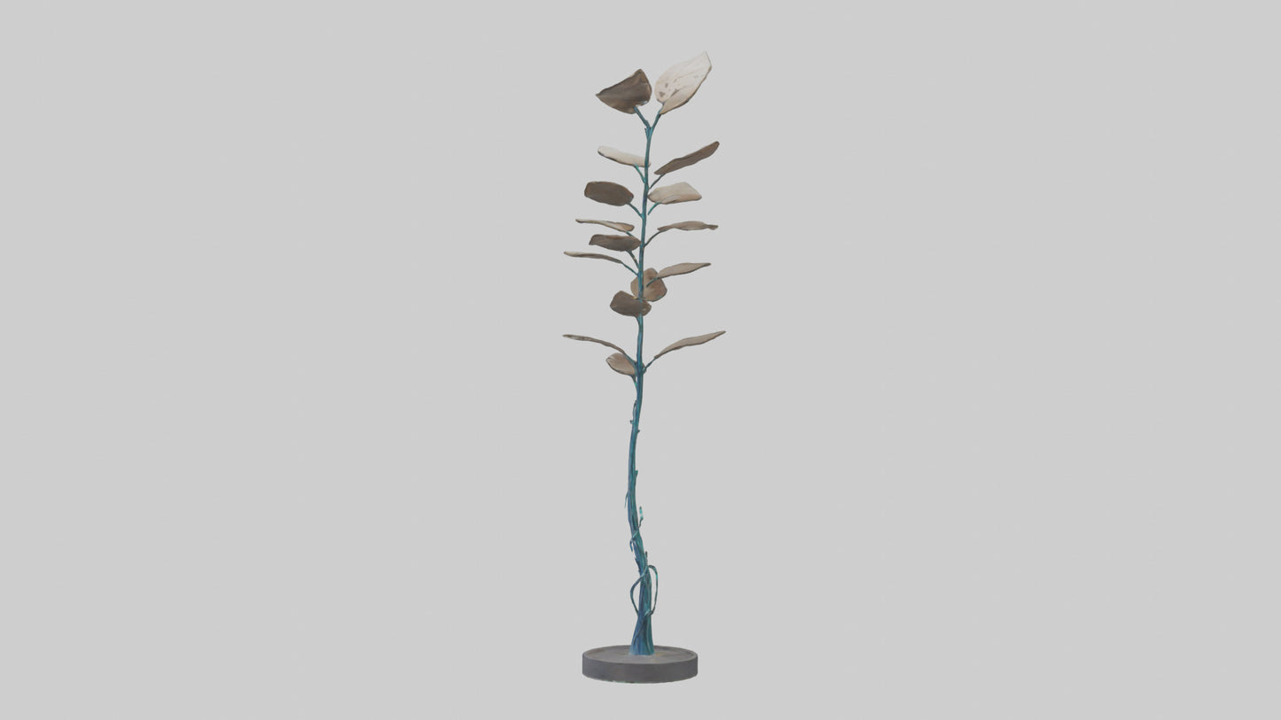 Floating Stem Sculpture model 3D model