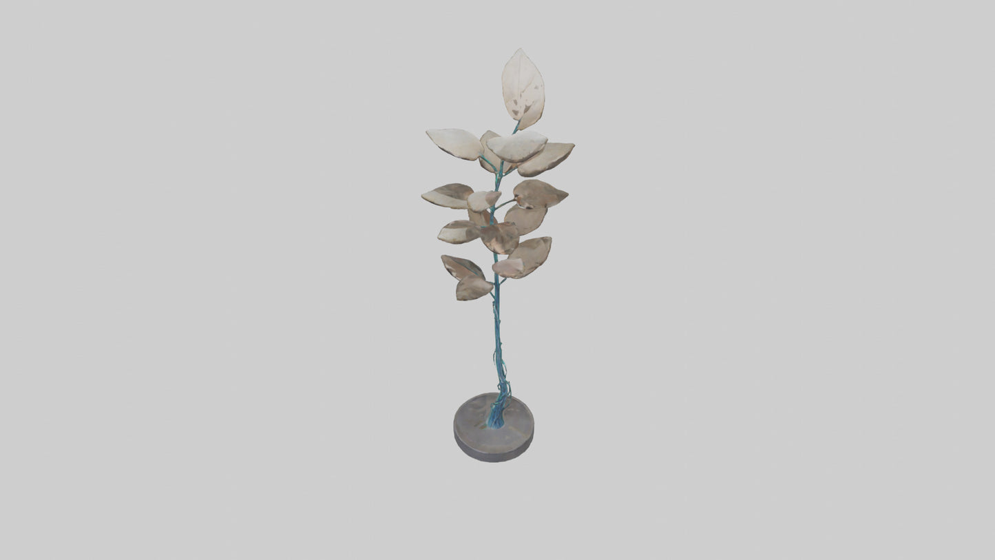 Floating Stem Sculpture model 3D model