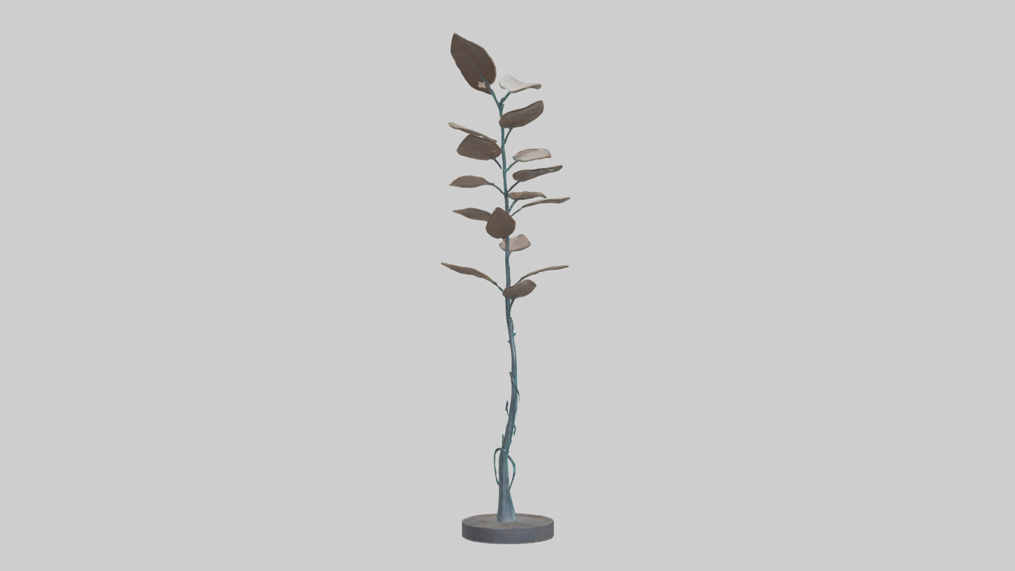 Floating Stem Sculpture model 3D model