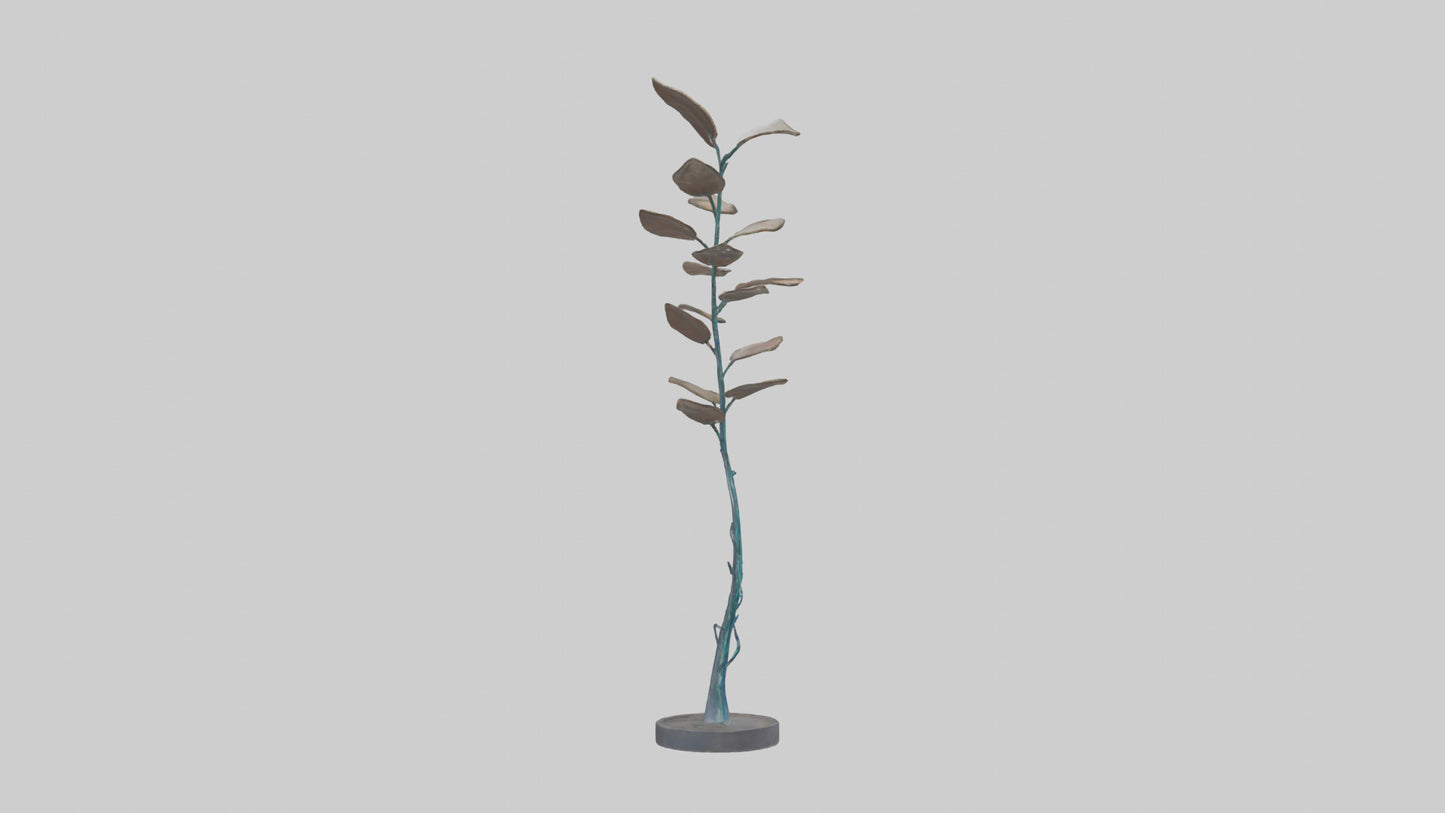Floating Stem Sculpture model 3D model