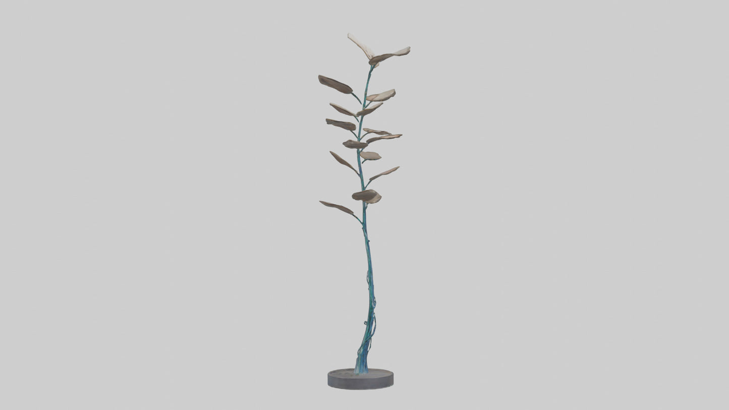 Floating Stem Sculpture model 3D model