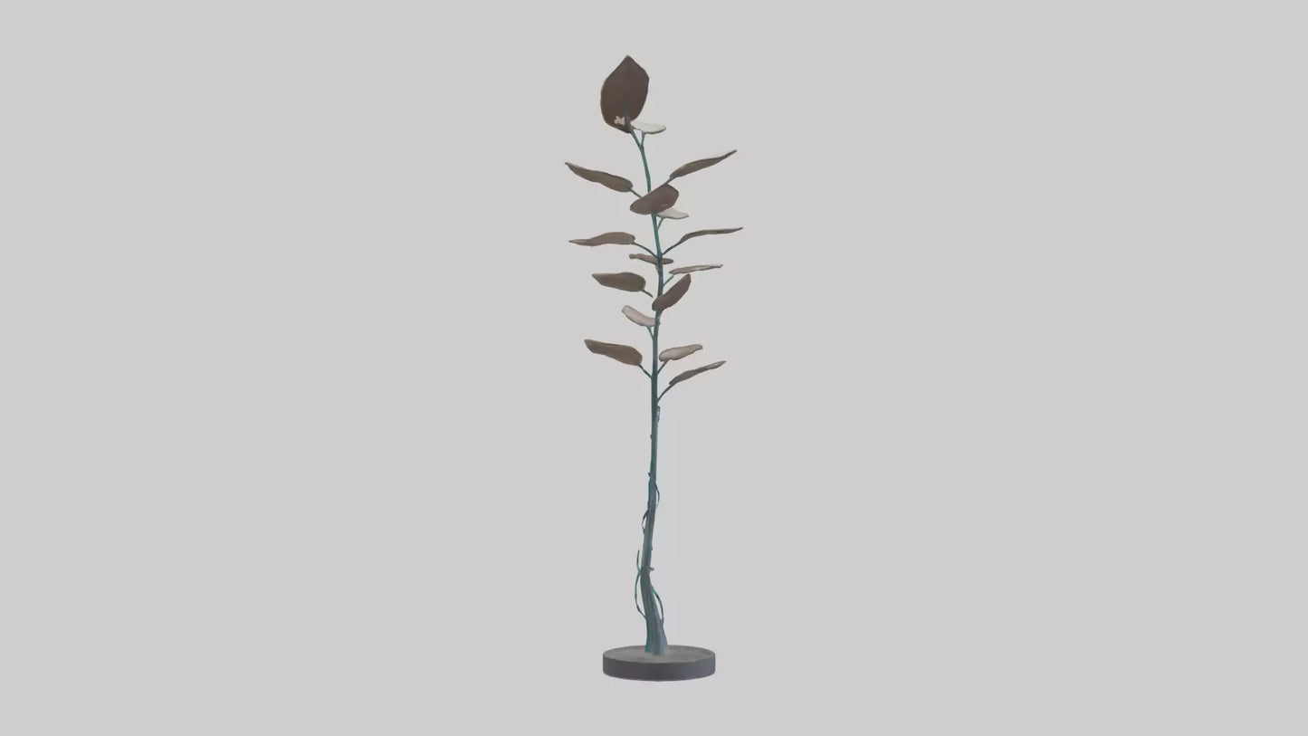 Floating Stem Sculpture model 3D model