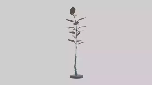 Floating Stem Sculpture model 3D model