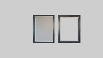 3D model Floating Wall Frames VR / AR / low-poly