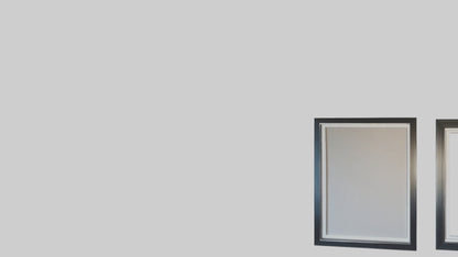 3D model Floating Wall Frames VR / AR / low-poly