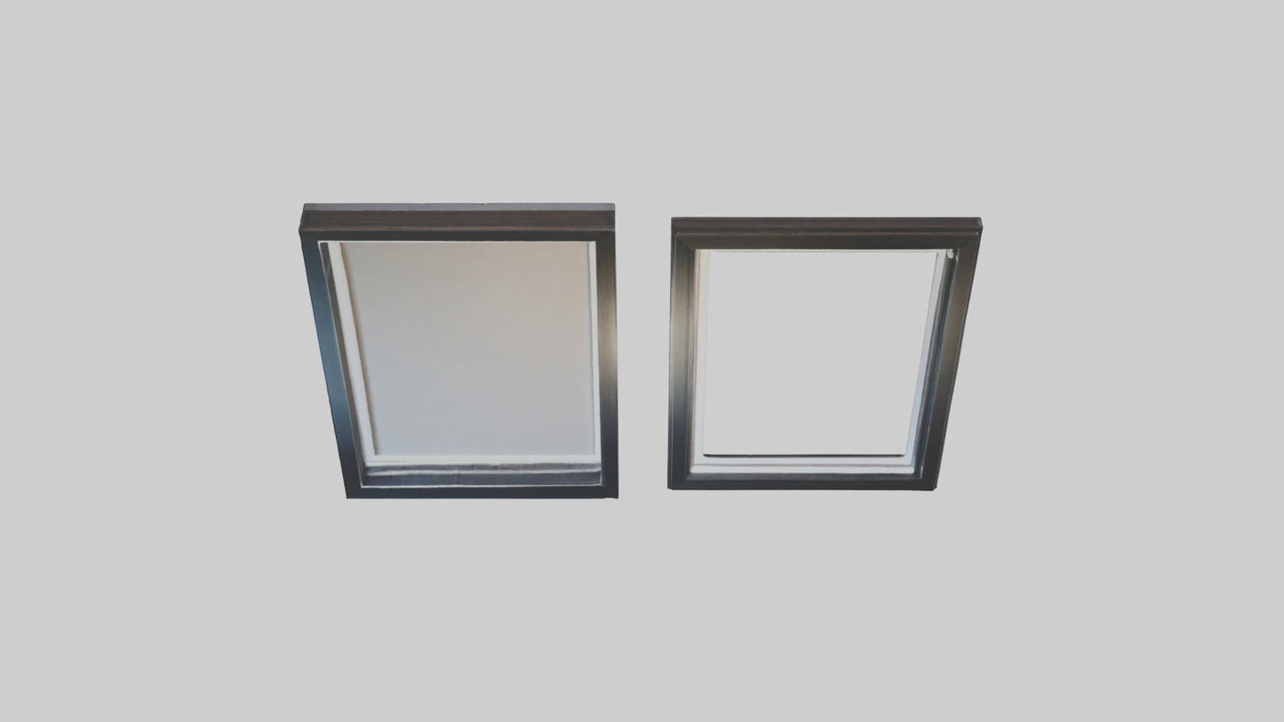 3D model Floating Wall Frames VR / AR / low-poly