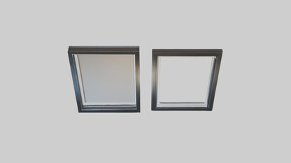 3D model Floating Wall Frames VR / AR / low-poly