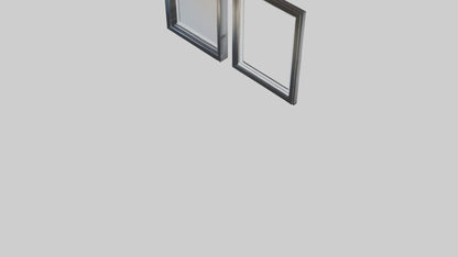 3D model Floating Wall Frames VR / AR / low-poly