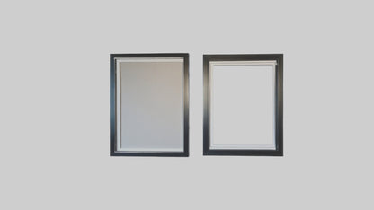 3D model Floating Wall Frames VR / AR / low-poly