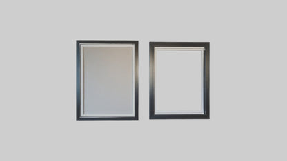 3D model Floating Wall Frames VR / AR / low-poly