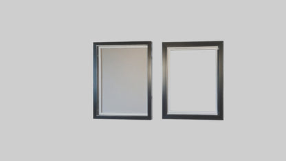 3D model Floating Wall Frames VR / AR / low-poly