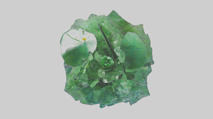 Floating Water Plant Sculpture model 3D model