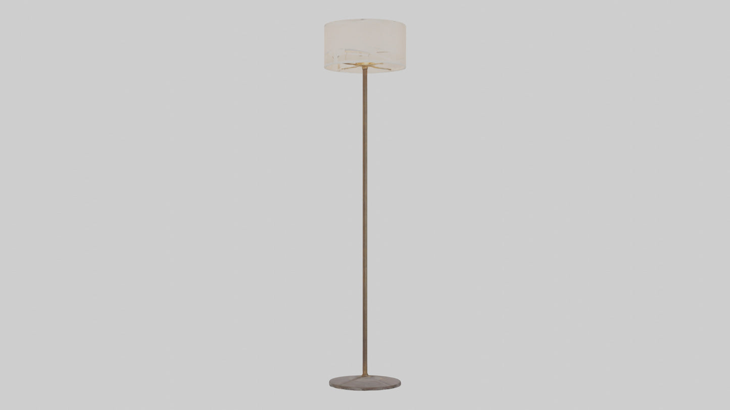 Floor lamp base model VR / AR / low-poly