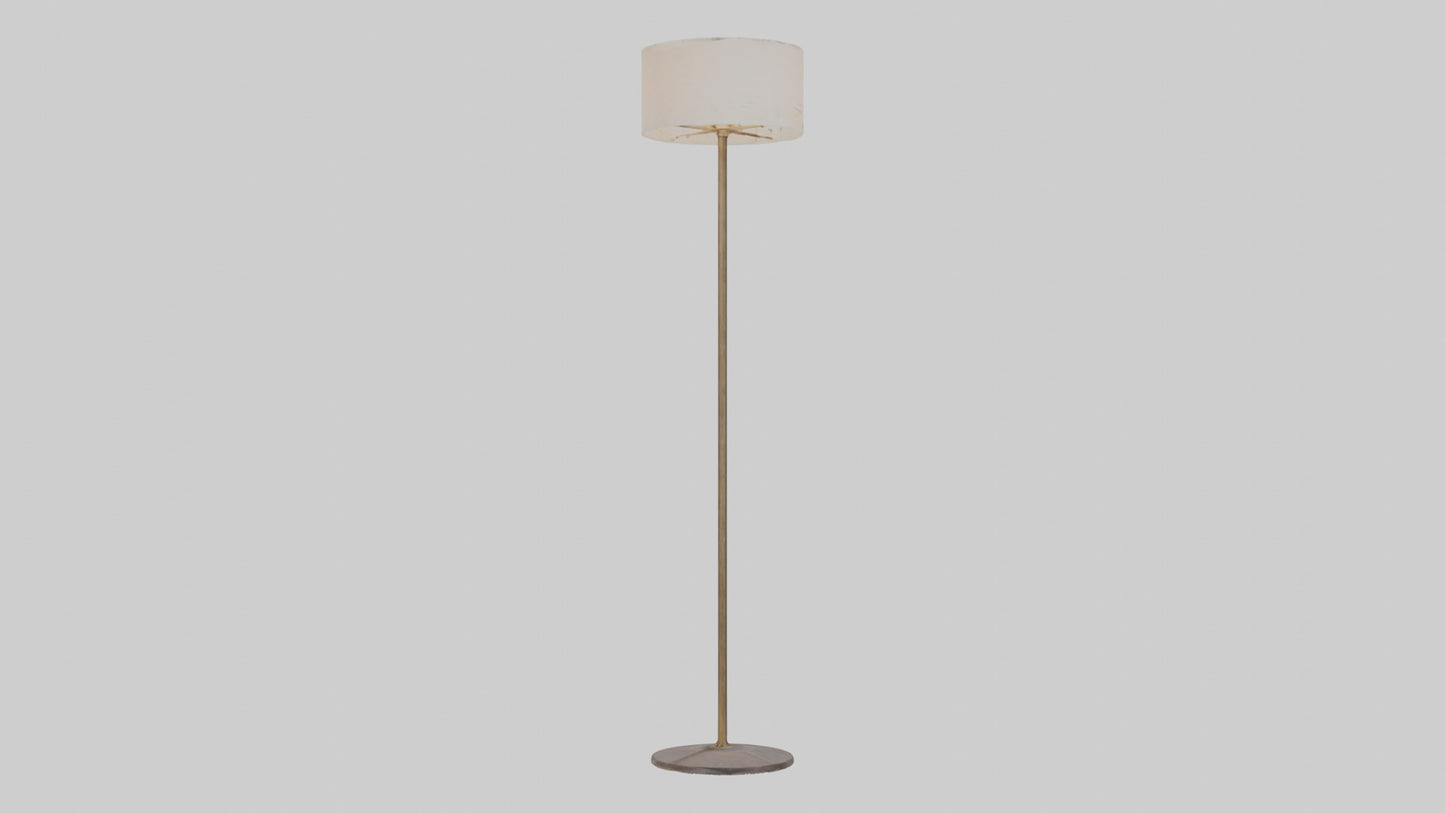 Floor lamp base model VR / AR / low-poly