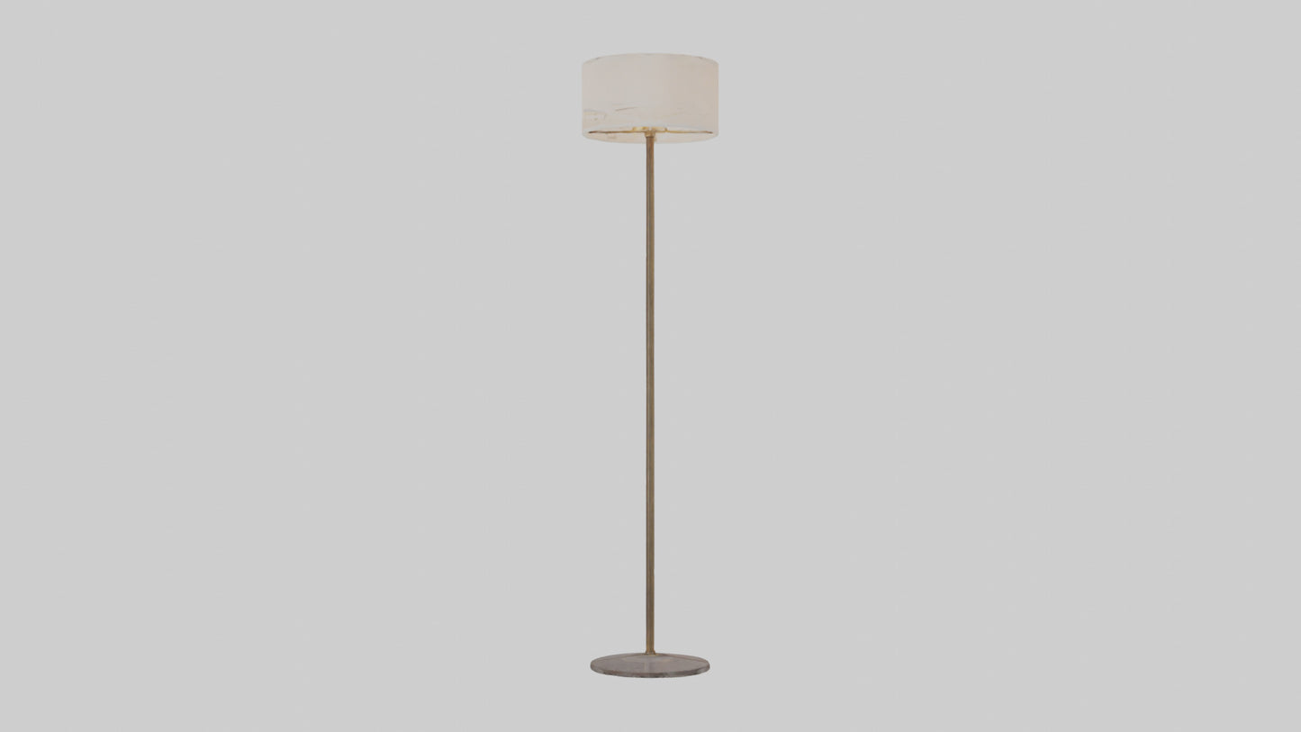 Floor lamp base model VR / AR / low-poly