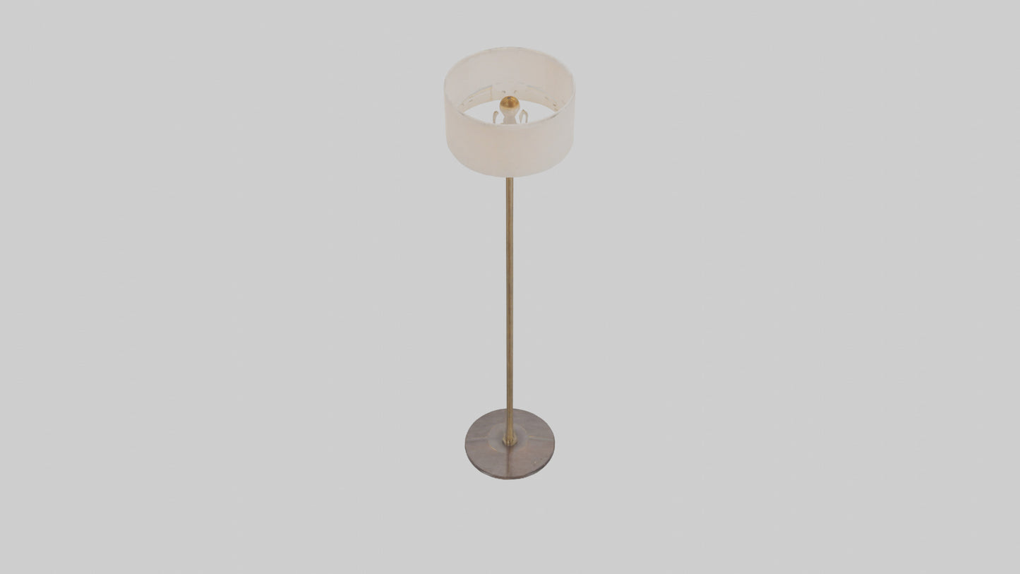 Floor lamp base model VR / AR / low-poly