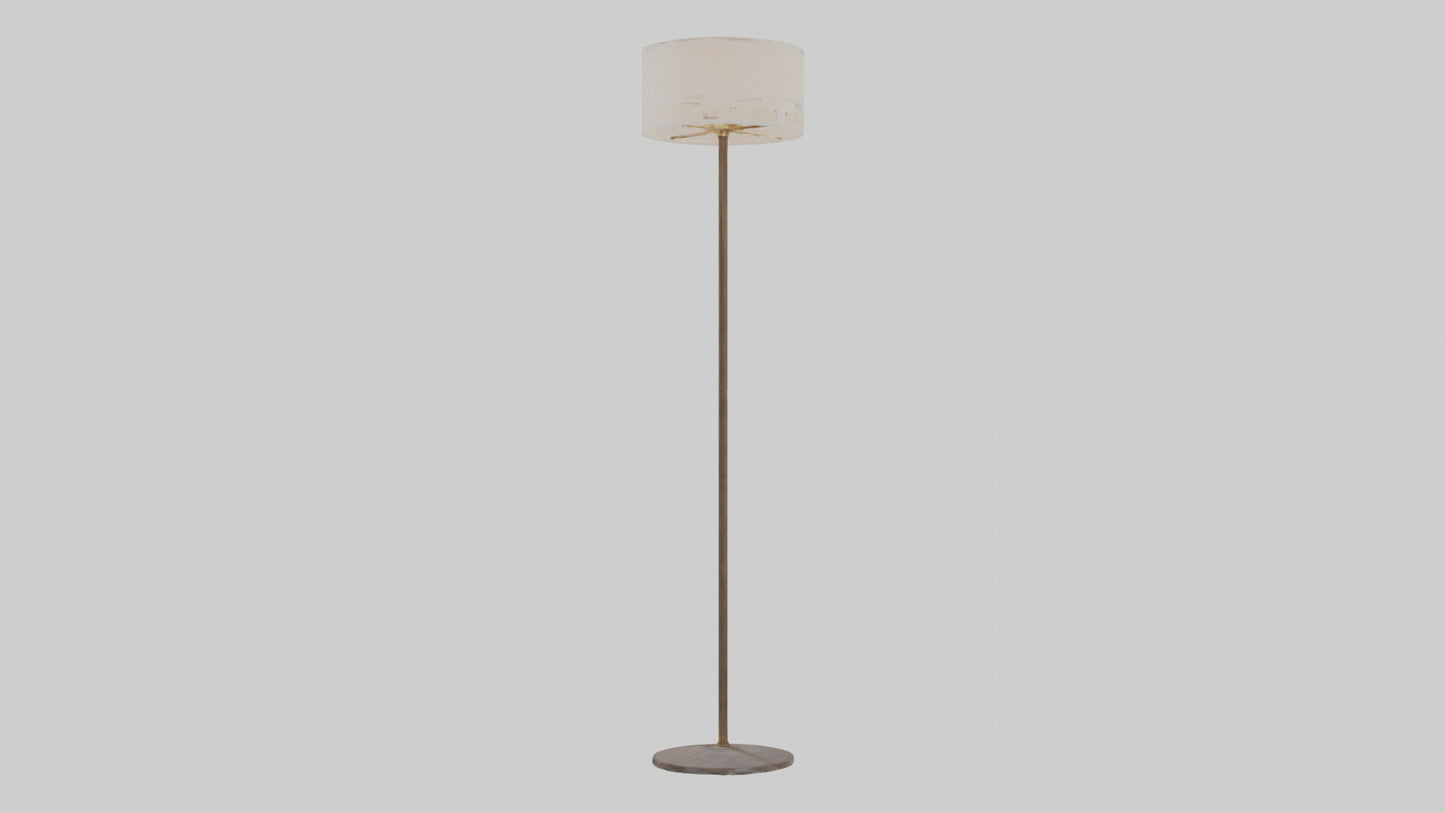 Floor lamp base model VR / AR / low-poly