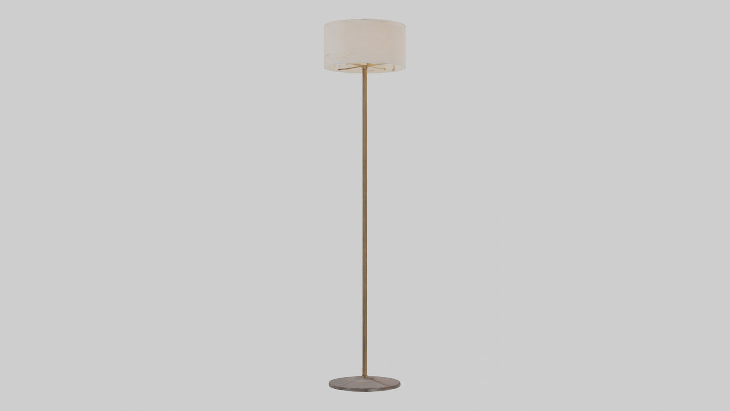 Floor lamp base model VR / AR / low-poly