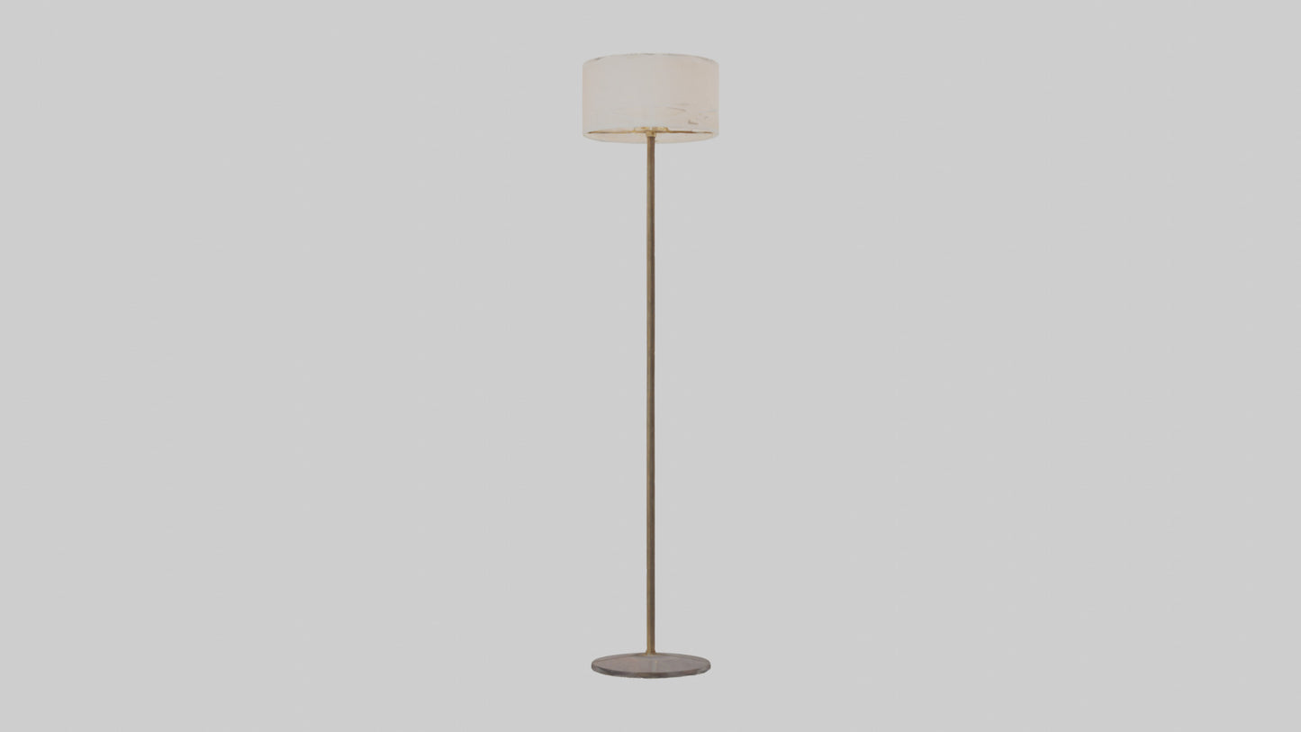 Floor lamp base model VR / AR / low-poly