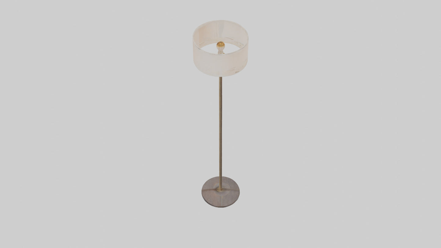 Floor lamp base model VR / AR / low-poly