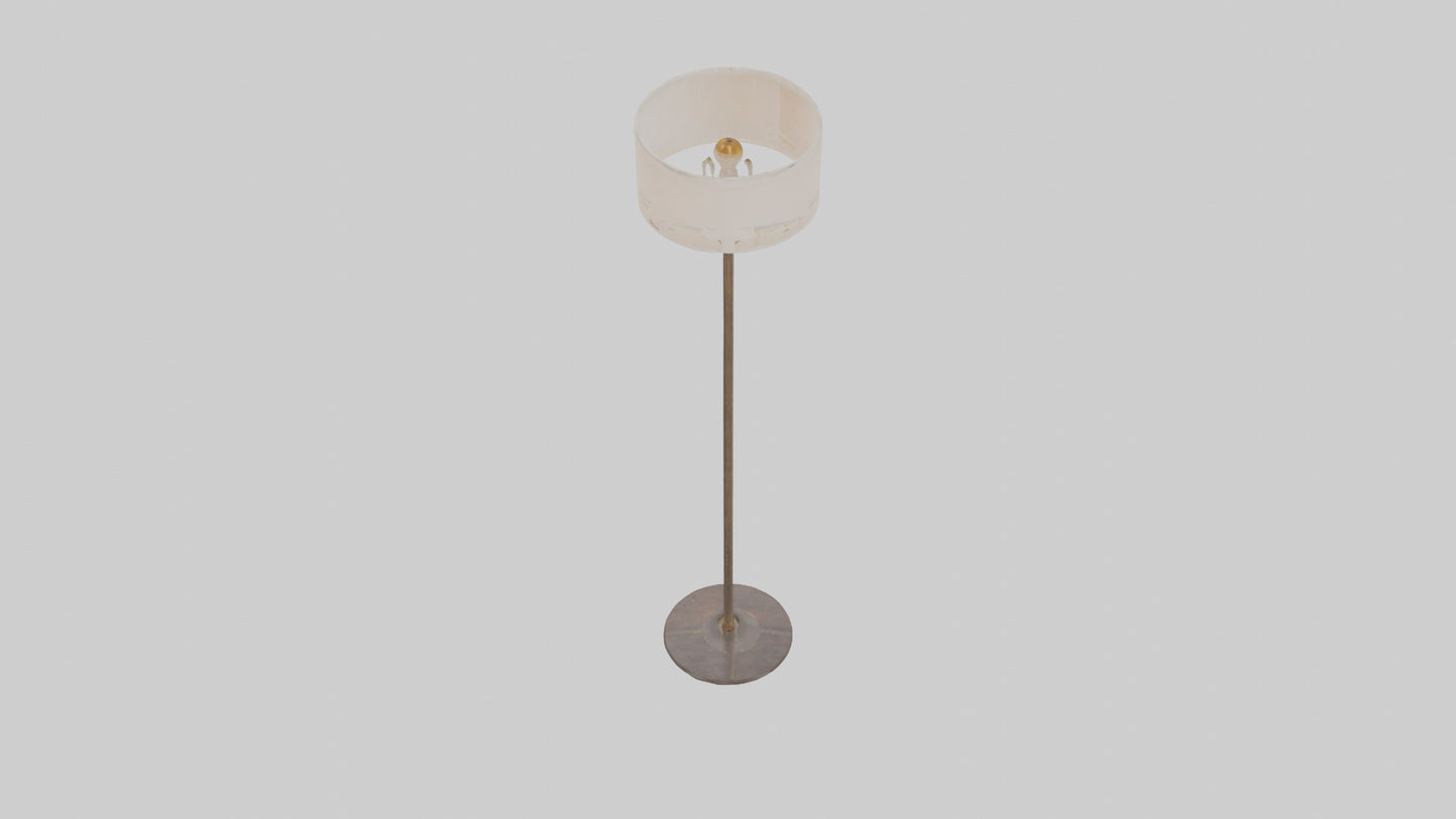 Floor lamp base model VR / AR / low-poly