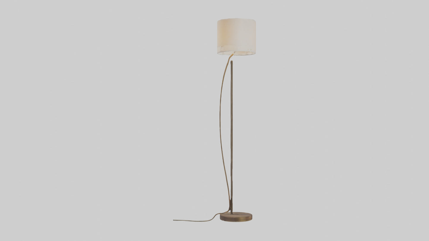 3D model Floor lamp model VR / AR / low-poly