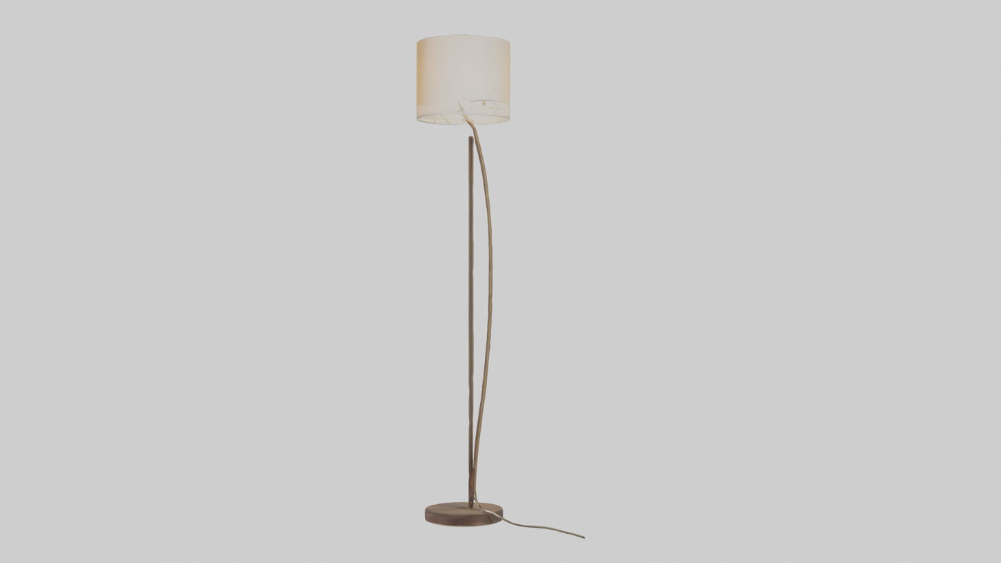 3D model Floor lamp model VR / AR / low-poly