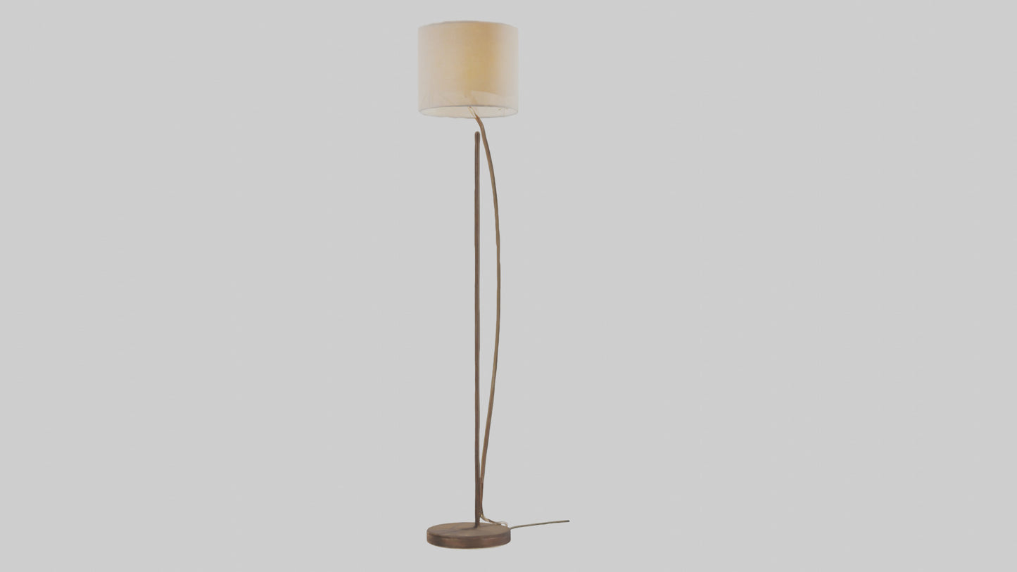 3D model Floor lamp model VR / AR / low-poly