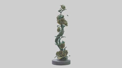 3D model Flora Spiral statue model VR / AR / low-poly