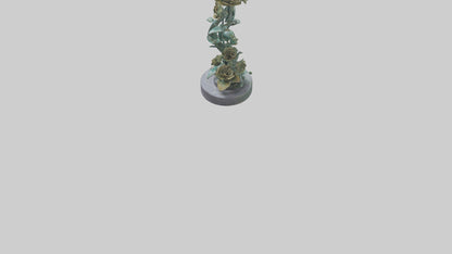 3D model Flora Spiral statue model VR / AR / low-poly
