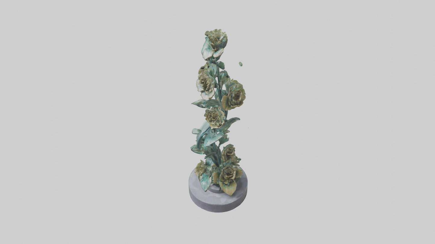 3D model Flora Spiral statue model VR / AR / low-poly