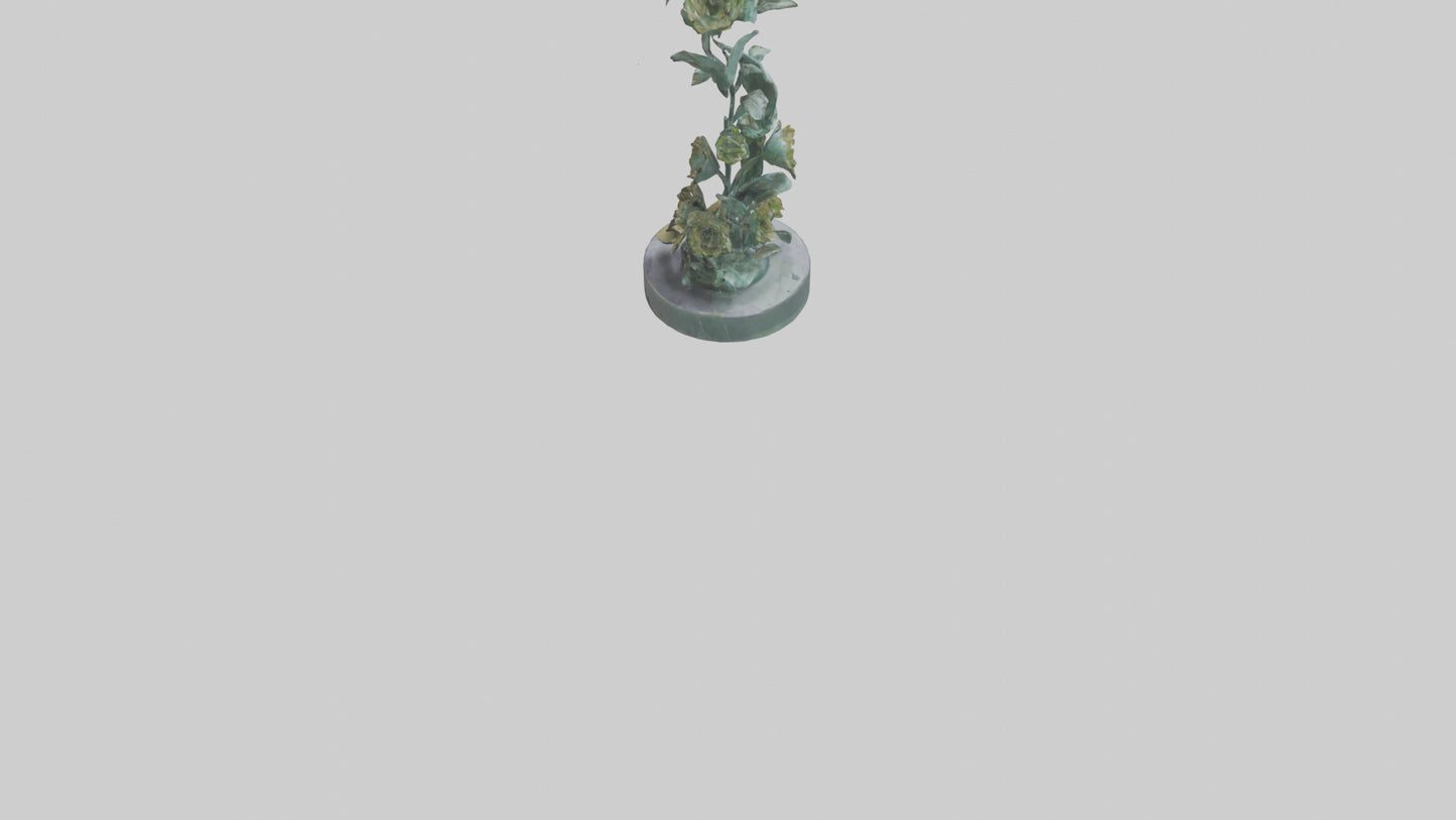 3D model Flora Spiral statue model VR / AR / low-poly