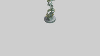 3D model Flora Spiral statue model VR / AR / low-poly